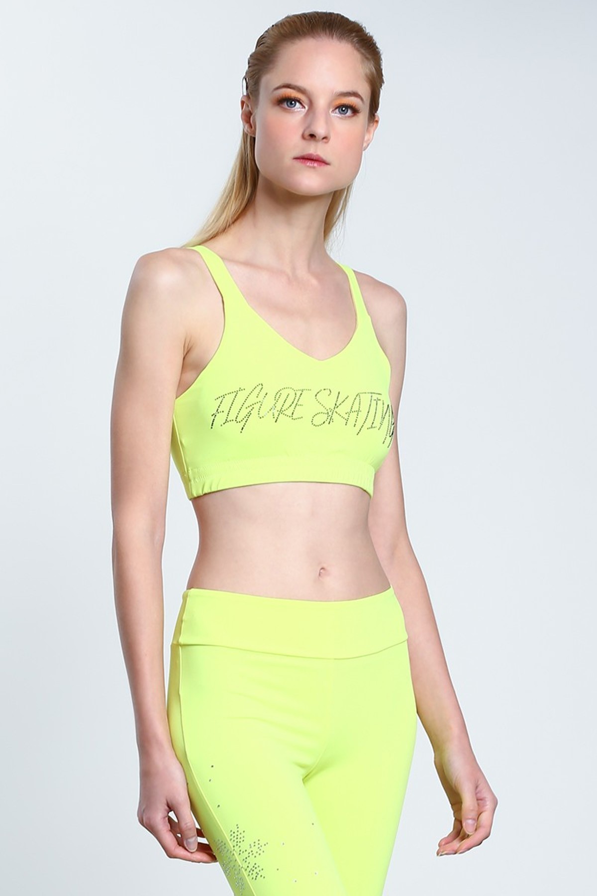 Classic XAMAS Figure Skating Training Sports Top - Shelf Bra