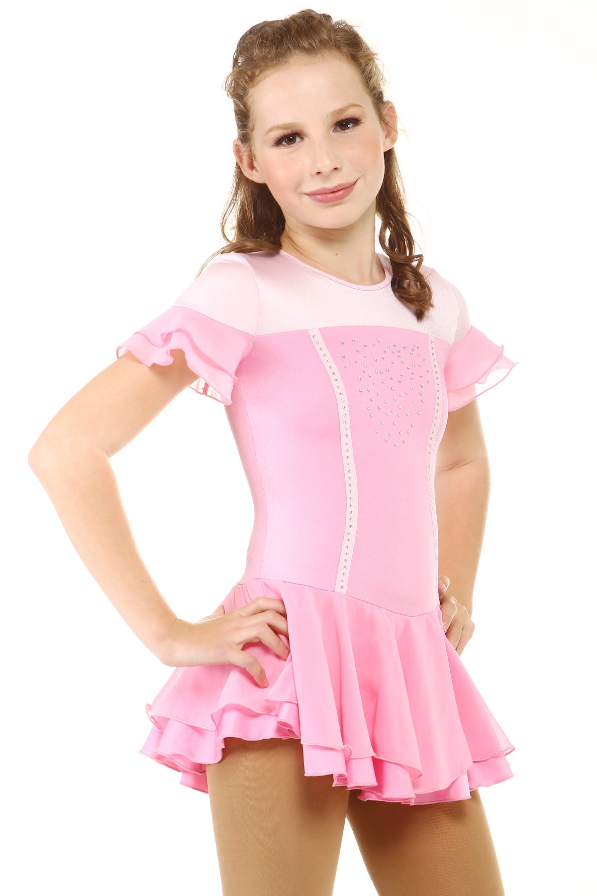 青春时尚 Krissy 花样滑冰表演服比赛裙