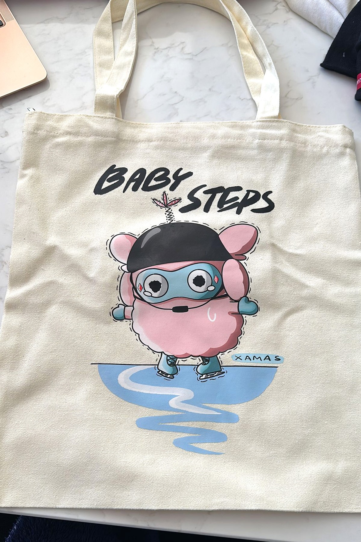 SAMXAM Baby Steps Tote Bag