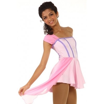 Trendy Pro Nalani Figure Skating Dress - Light Pink