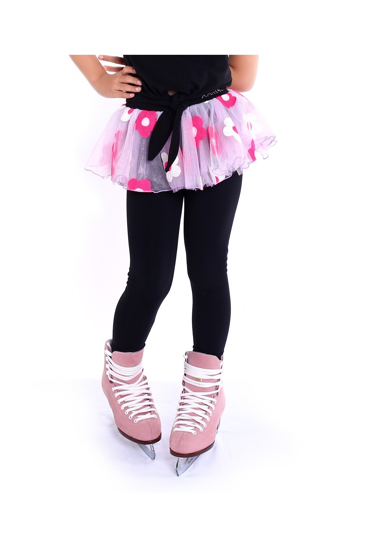 Polka dot party heel cover skating pants skirt Carvico