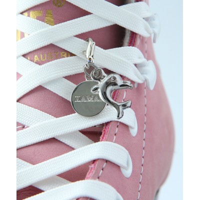 Dolphin pendant - skating boots shoe lace set