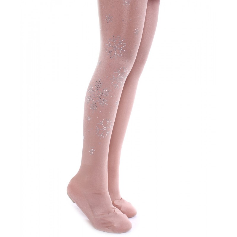 Trendy Pro XAMAS Silk Touch OTH Silver Multi-size Snowflakes Stockings