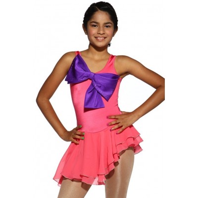 青春时尚 Braelyn 花样滑冰表演服比赛裙 - 粉红色