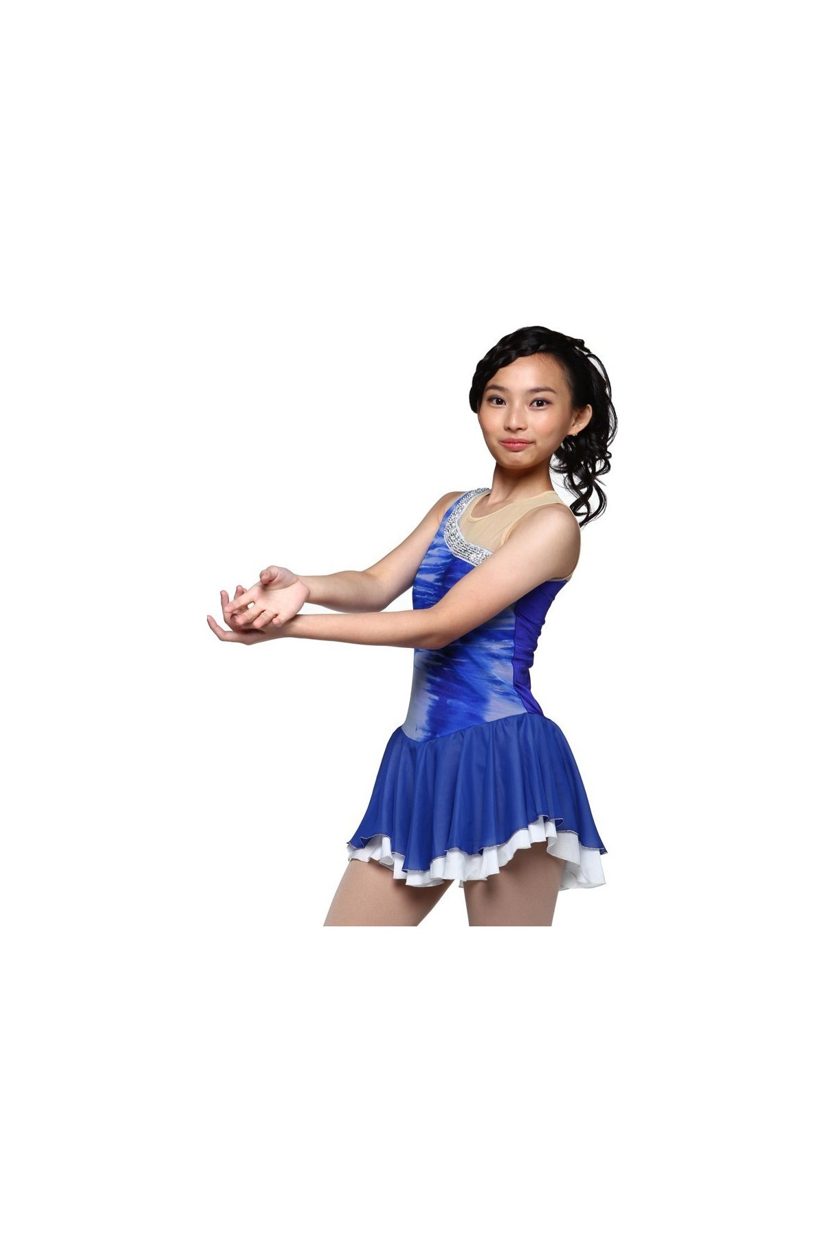 青春时尚 Louisa 花样滑冰表演服比赛裙