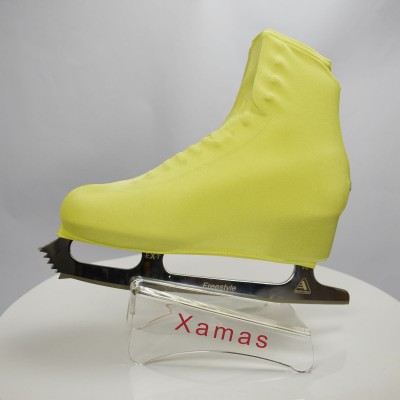 Lycra boot cover - figure skating - fluorescent series - Flu Yellow