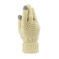 Classic Adults Pineapple Textured Touch Screen Knitted Gloves