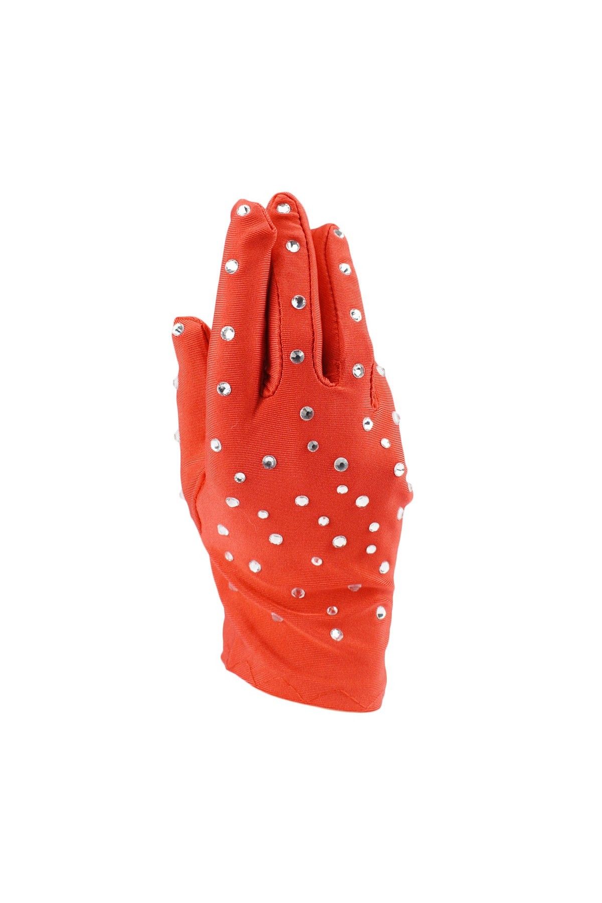 Trendy Pro Adults Crystals Perfomance Gloves - Red