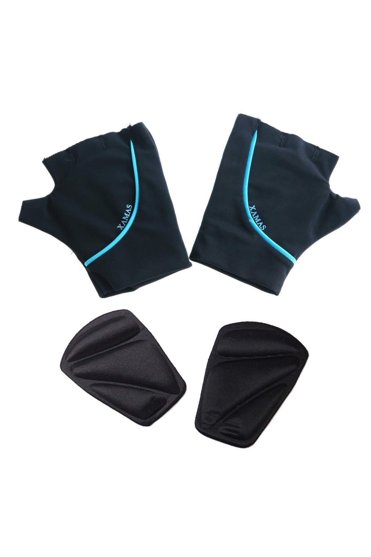 Premium Pro Padded Ice Skating Mittens - Black