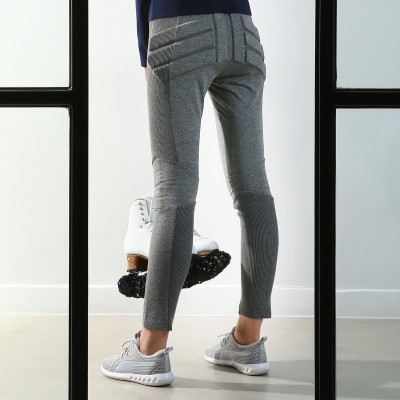 高端可持续性防撞护臀有垫长裤 Tencel™ - 灰色