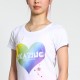Classic XAMAS Rainbow Heart Skating T-Shirt