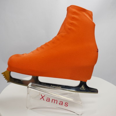 Lycra boot cover - figure skating - autumn series - Orange