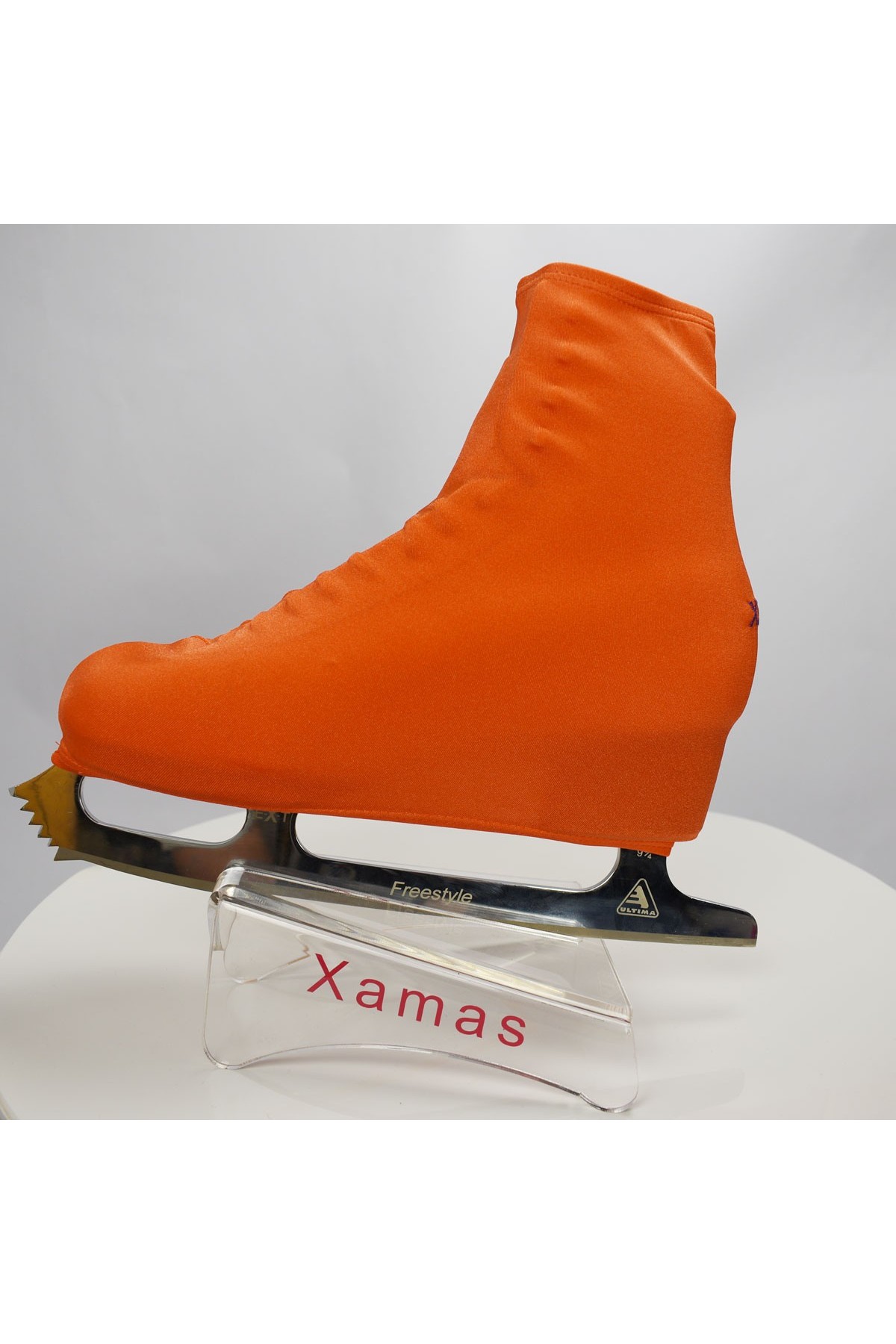 Lycra boot cover - figure skating - autumn series - Orange