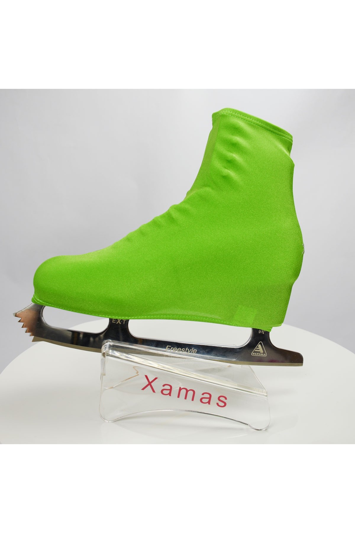 Lycra boot cover - figure skating - nature series - Green