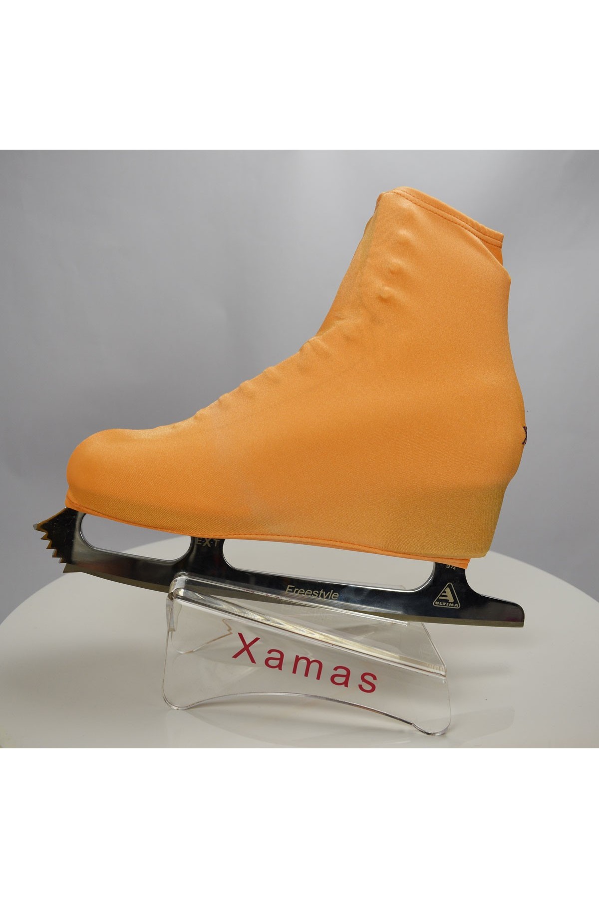 Lycra boot cover - figure skating - fluorescent series - Flu Orange