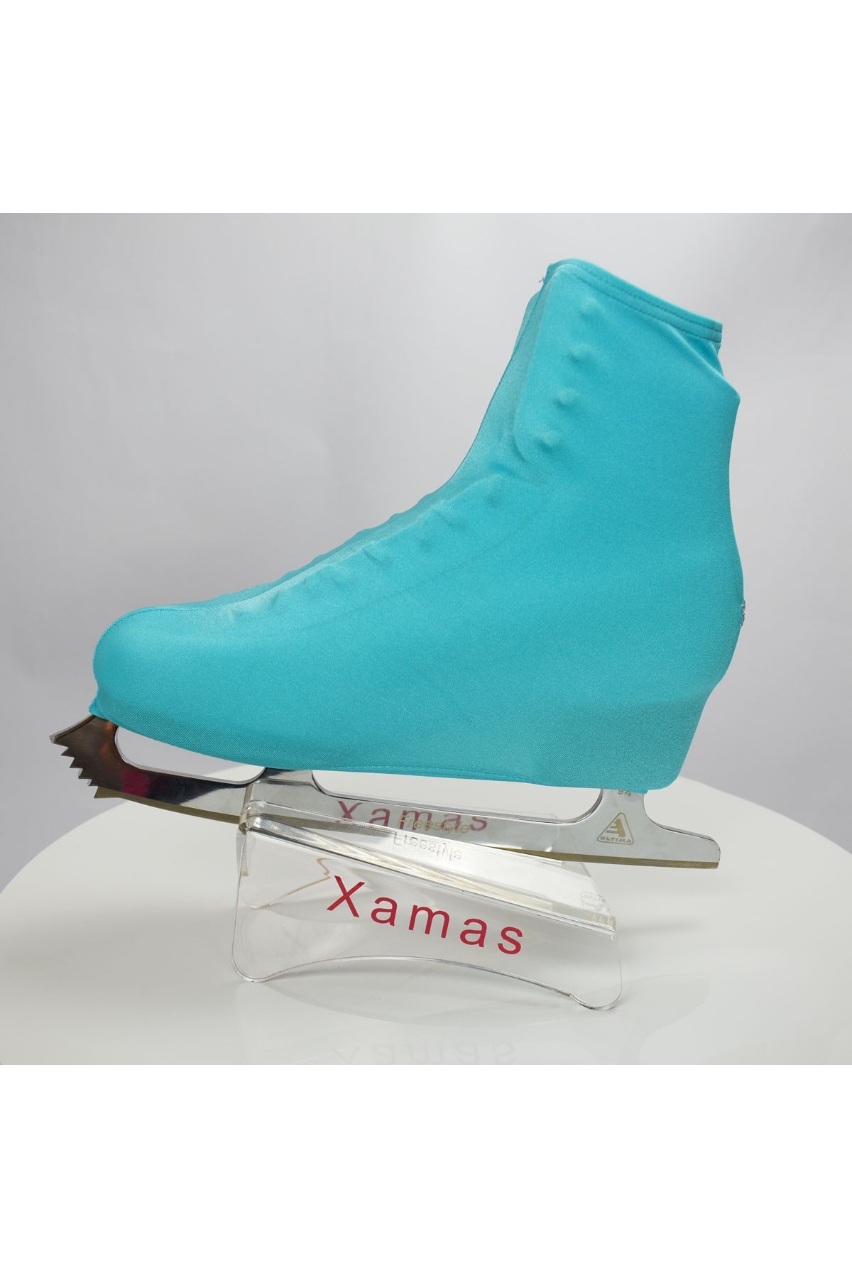 Lycra boot cover - figure skating winter series - Blue