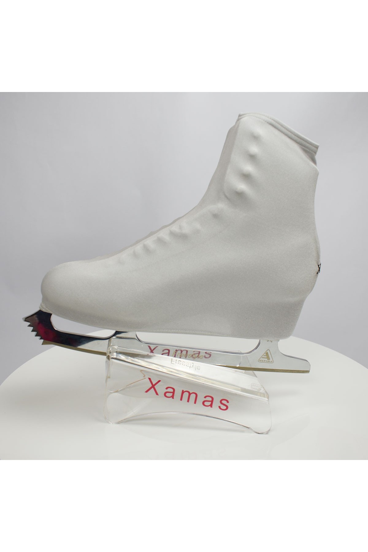 Lycra boot cover - figure skating winter series - Light Grey
