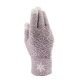 Classic Adults Snowflakes Pineapple Textured Touch Screen Knitted Gloves