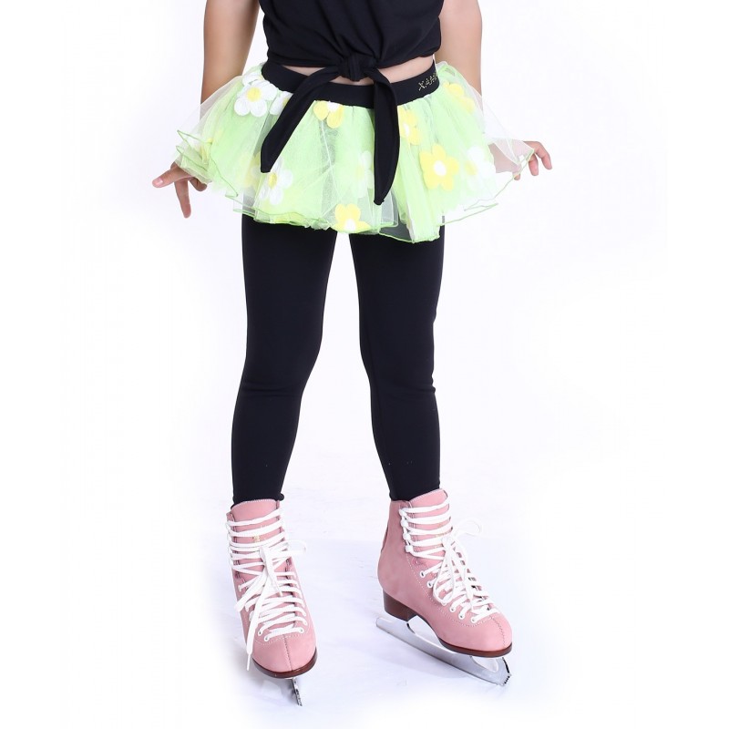 Premium Pro Skating Pants with Flower Skirt