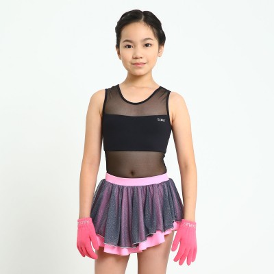 XAMAS Stardust Classic Skating Skirt - Pink Glitter