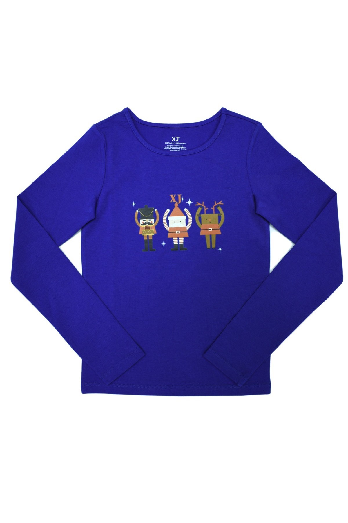 Classic XAMAS Xmas Fun T-Shirt - Sapphire Blue