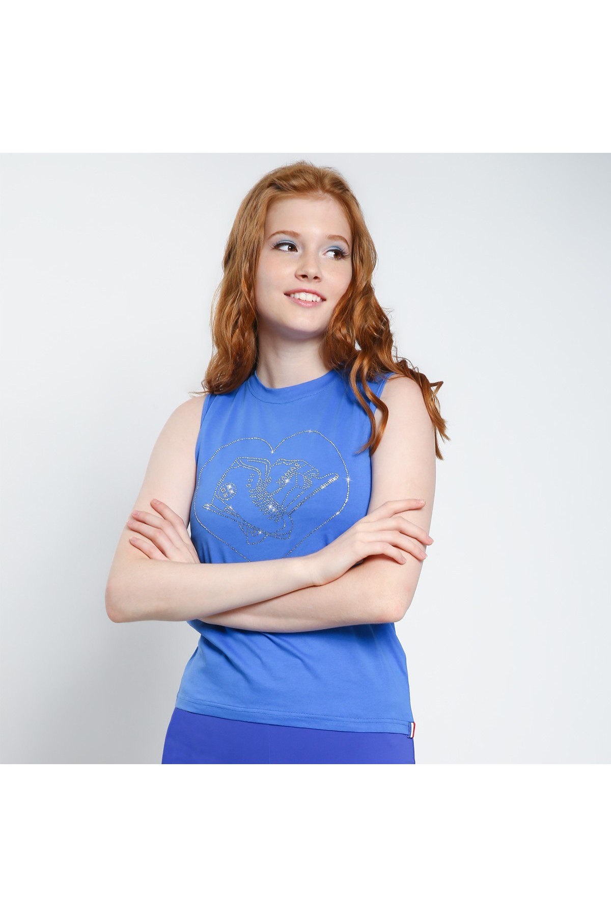 Classic XAMAS Skates Motif Sleeveless Tee - Talent Teen Artist