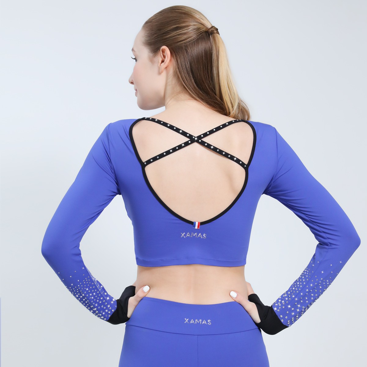 Trendy Pro XAMAS Figure Skating Training Sports Top - Shelf Bra