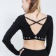 Trendy Pro Unique Dream Fighter Crop Top - Shelf Bra