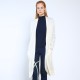 Ladies Knitted Long-sleeve Long Cardigan 100% Cashmere