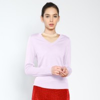 Premium Pro Knitted V-neck Pullover 100% Cashmere