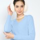 Premium Pro Knitted V-neck Pullover 100% Cashmere