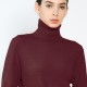 Knitted Turtle-neck Top