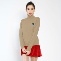 Classic Knitted Turtle-neck Pullover