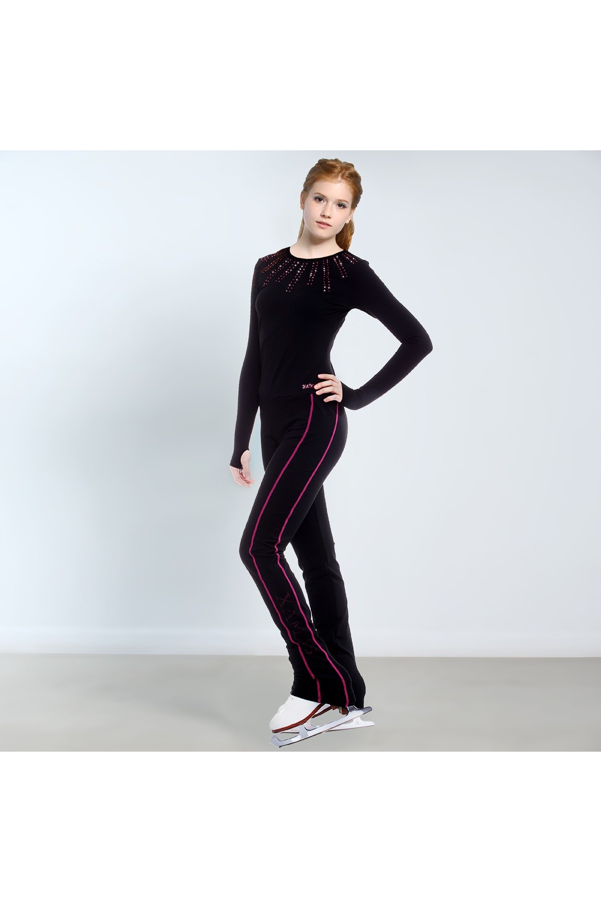 Premium Pro XAMAS Red line Skating Body Suit