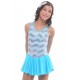 Classic Ocean Figure Skating Dress