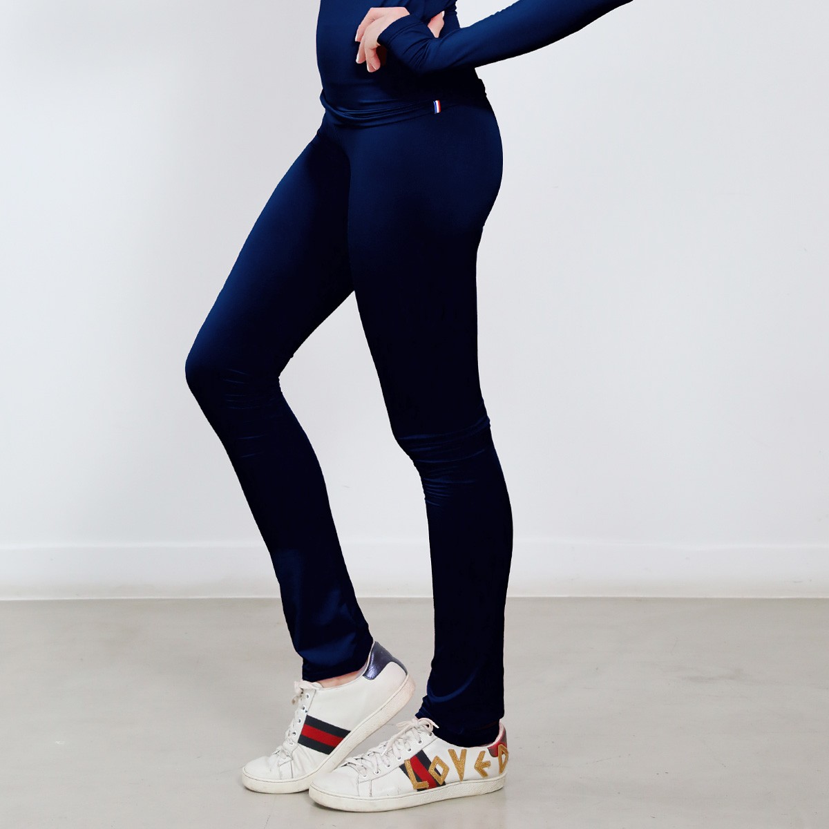 Classic XAMAS Miriam High-waist Two-way Training Pants - OTH-Off-ice Lightly  Brushed - XAMAS