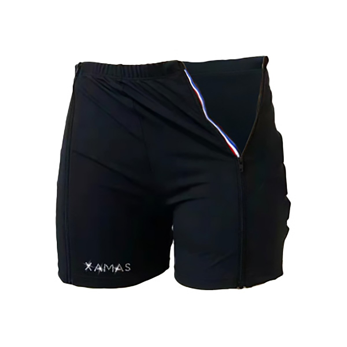 Premium Pro Protective Zip-through Padded Shorts - Black