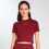 Trendy XAMAS Laura Crystal Training Crop Top