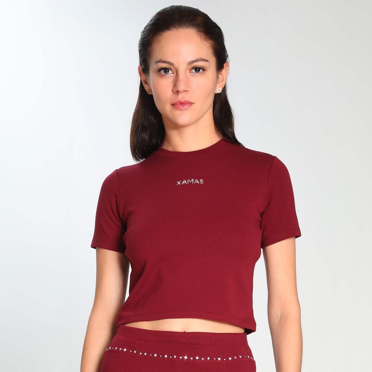 Trendy Pro XAMAS Crystal Crop Top