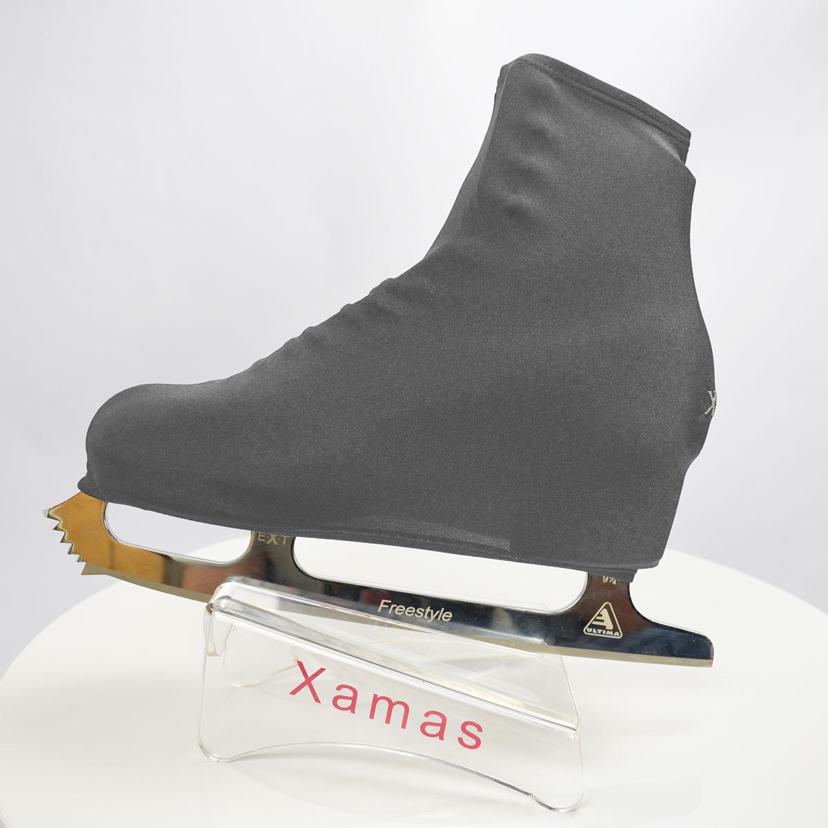 Lycra boot cover - figure skating winter series - Dark Grey