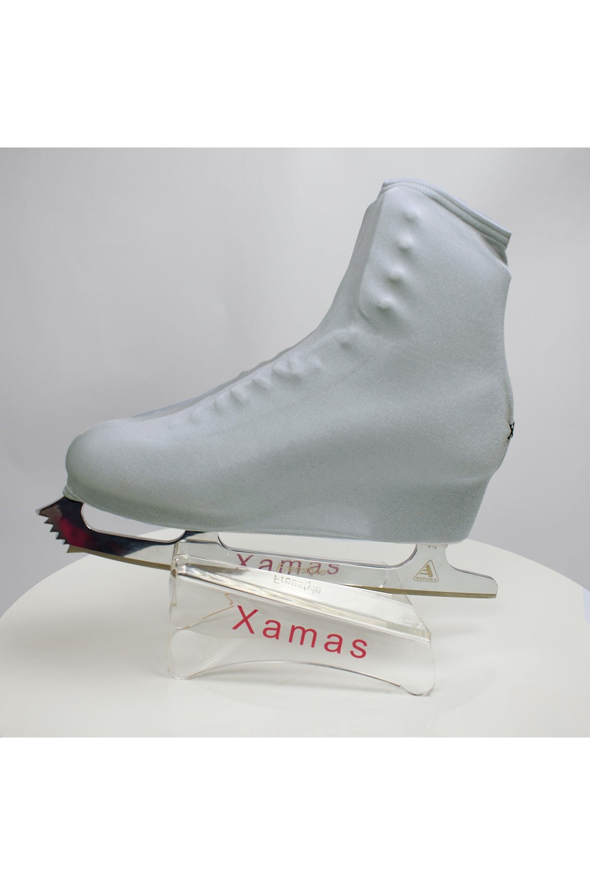 Lycra boot cover - figure skating winter series - Grey