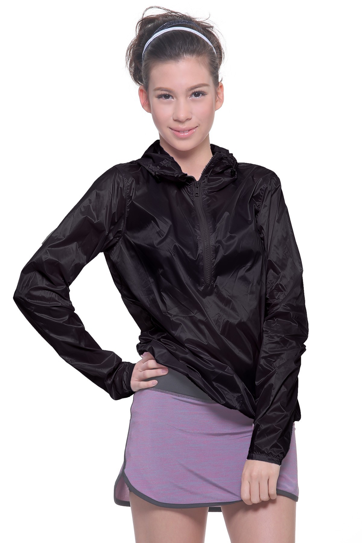 Trendy Pro Essential Sports Windbreaker - Black