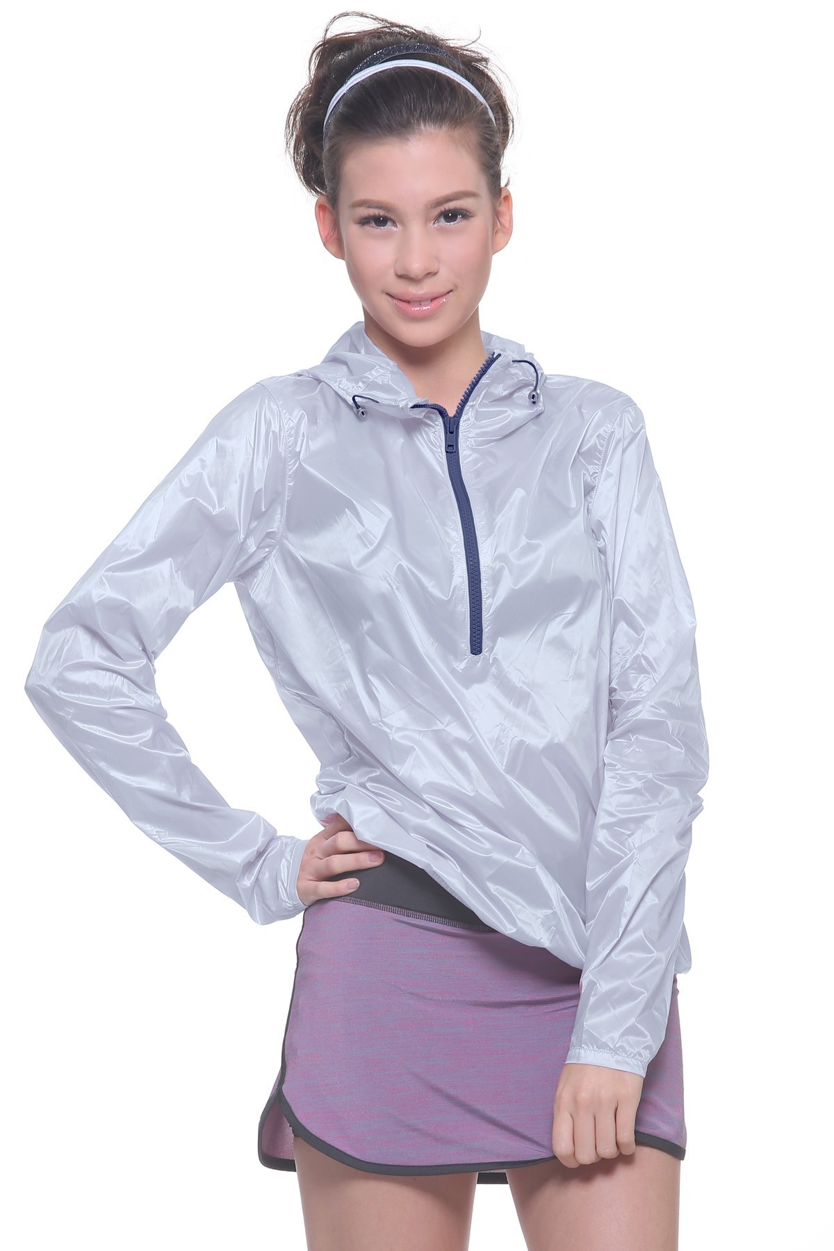 Trendy Pro Essential Sports Windbreaker - Silver Grey