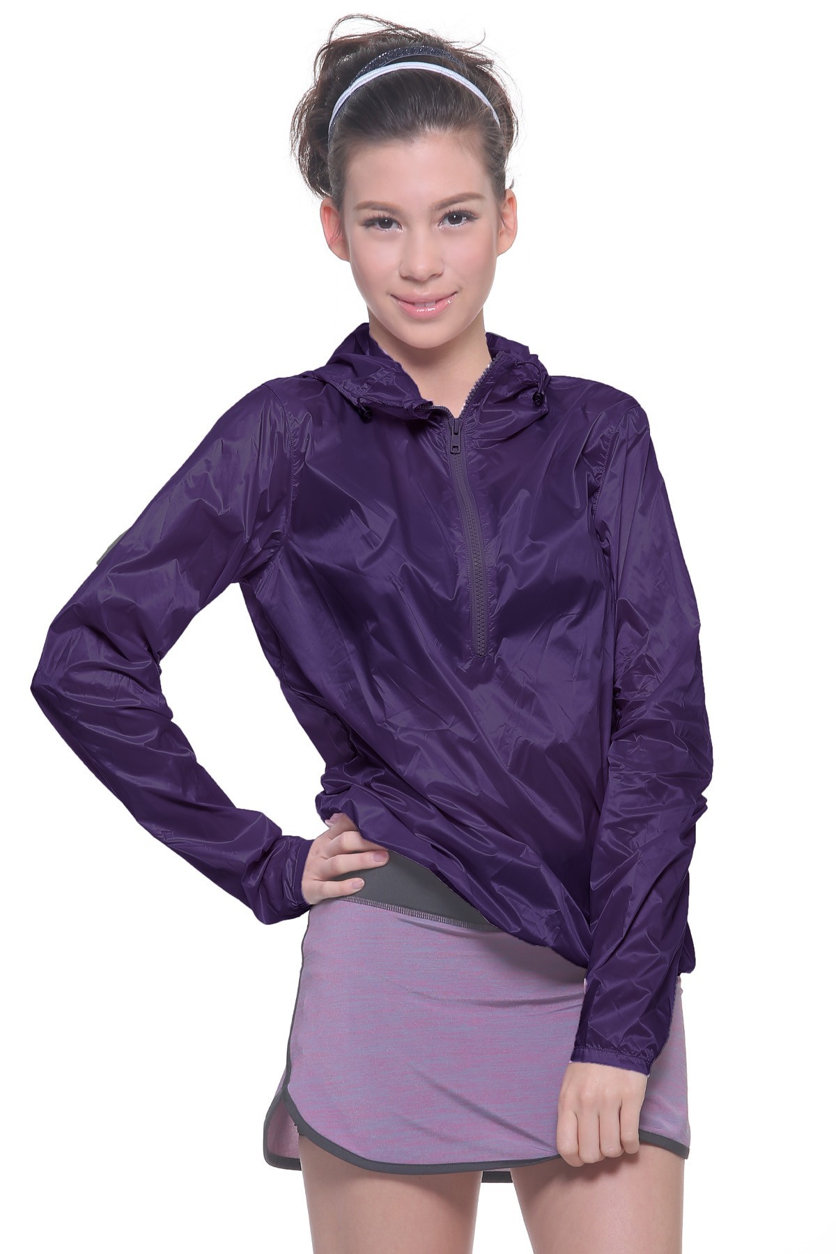 Trendy Pro Essential Sports Windbreaker - Purple