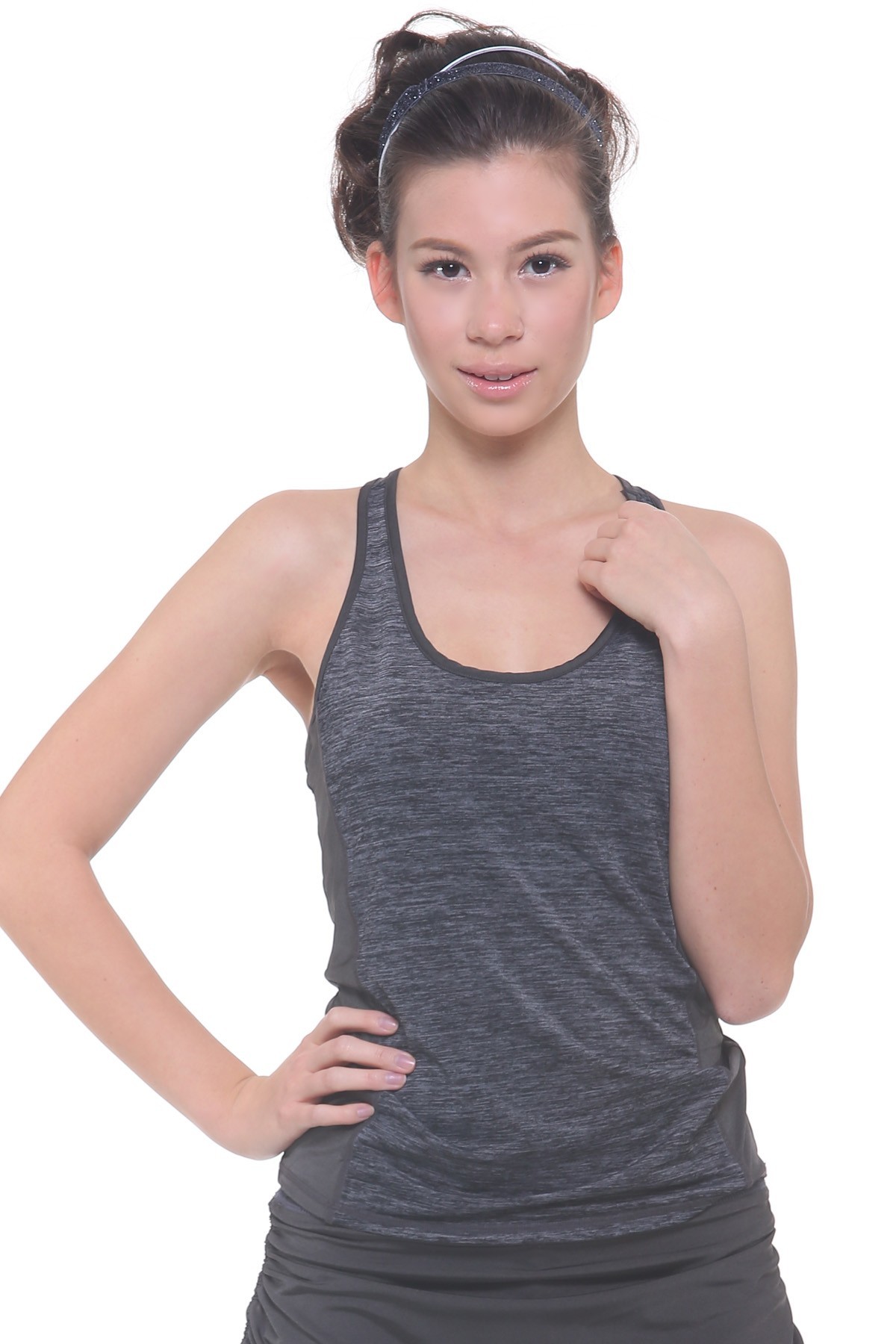 Classic XAMAS Tank Top - Shelf Bra - Grey