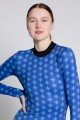 XAMAS Life Symbolic Monogram Training Top - Full Rhinestones - Thumbhole