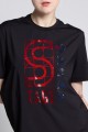 XAMAS STAGE Unisex Crystal Training Tee - Dry fit