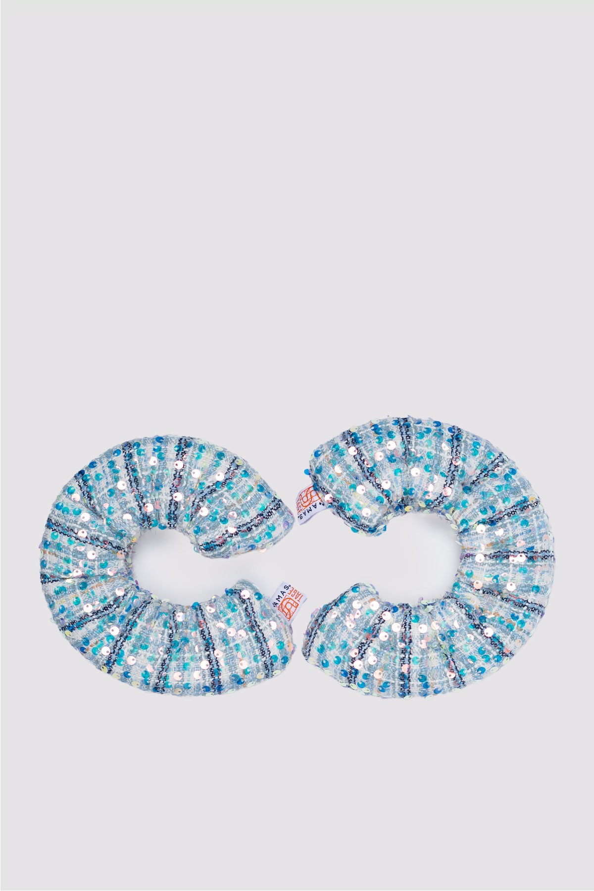 CoCo Sequin Blue Checks Blade Covers