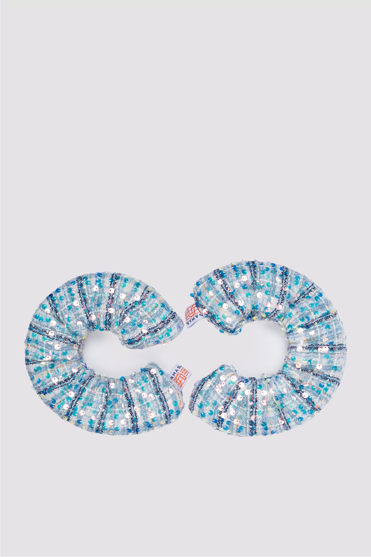 CoCo Sequin Blue Checks Blade Covers