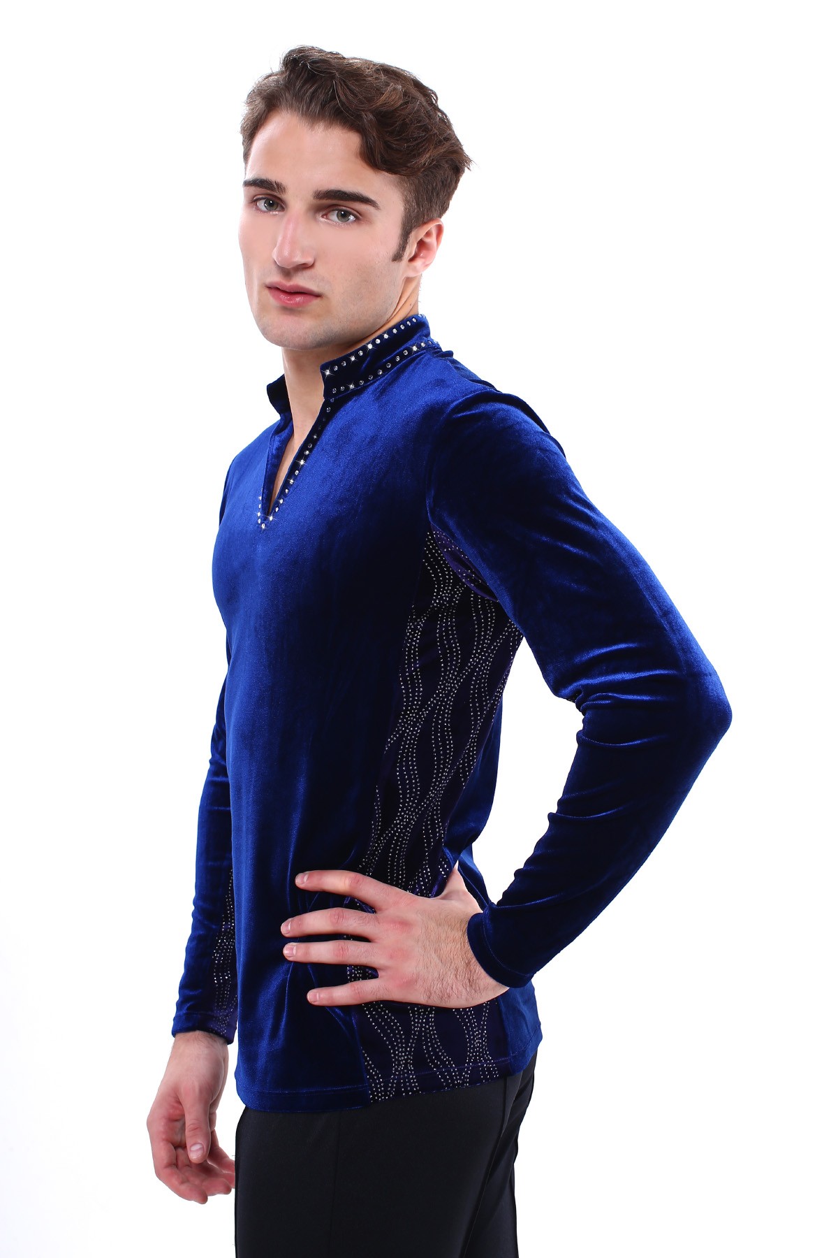 Trendy Pro XAMAS Percy Skating Top - Navy Glitter